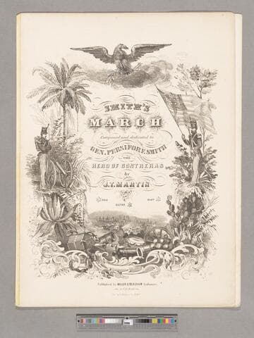 Smith's march : composed and dedicated to Gen. Persifor F. Smith, the hero of Contreras / by J. T. [i.e. T.J.] Martin