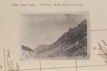 Up Whirlpool Canyon from Mile 214.6