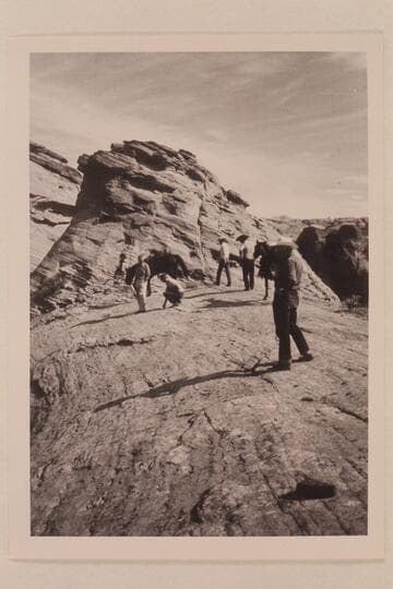 Top of slickrock divide between Baldrock and Nasja Creeks