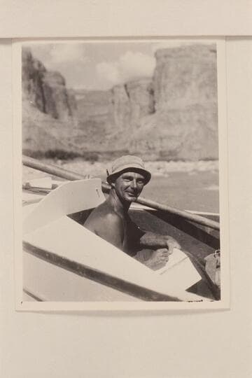 Norm Nevills at Nancoweap