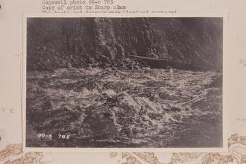Horn Creek Rapid.  The boats and dunnage were lined and portaged