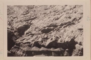 The mouth of Nasja Creek.  The joint cuts the gorges from right and down to the mouth of the Creek