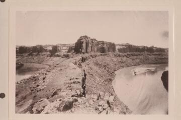 Fifteen Mile Bend from apex.  Best Expedition, 1891