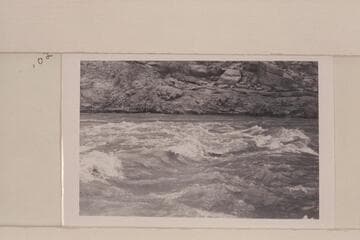 Hole and boulder in rapid 1/2 mile above Johns Canyon