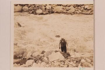 Ruzz Frazier at lower end of 21 Mile Rapid