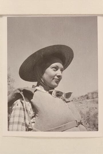 Paria Riffle prior to departure with Georgie White for a boloney trip in Grand Canyon