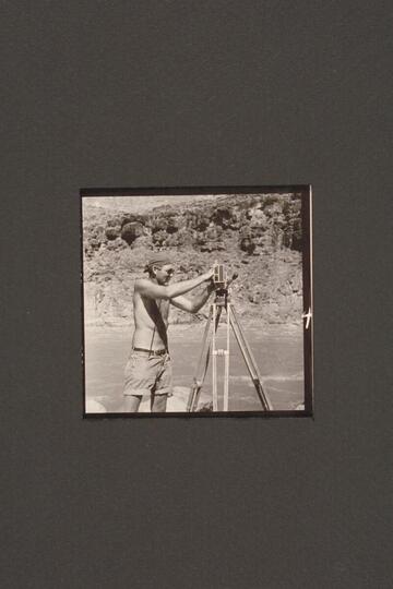 Photographer Jack Couffer at Mile 217 Rapid