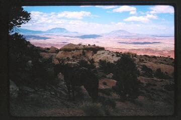 Henry Mountains from Waterpocket Fold