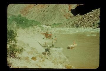 Copter over Es at Hance, Mile 76