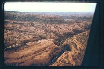 Down Stevens Canyon from 1 mile south of Garfield-Kana Co. bdy