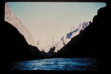 View downstream between Diamond Creek and Bridge Canyon dam site, 230.5-231