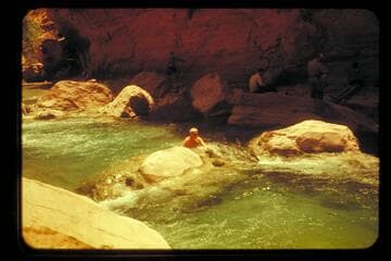 Joe in Havasupai Cr