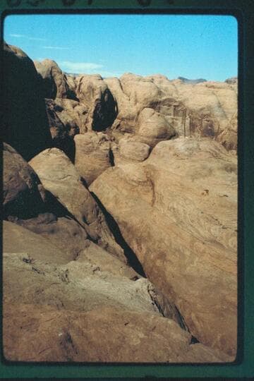 Across fault to lower 73.6