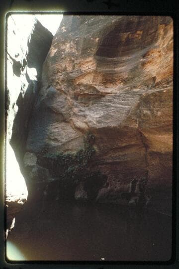 Second drop in south fork above fault