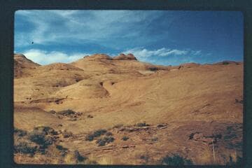 Sant flat west of cracks and head of Side Canyon into 73