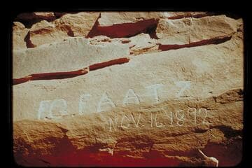 [F. G. Faatz inscription]