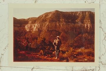 On Darwin Plateau; returning from Mystic Spring