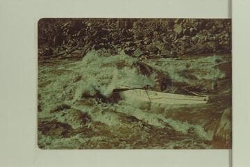 Frank Wright running Hermit Creek Rapid