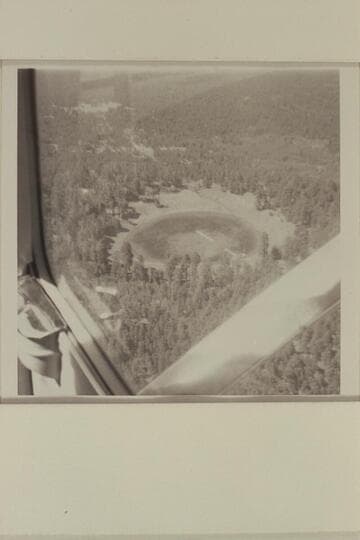 Old cinder crater near San Francisco Peaks. It holds water part of the year