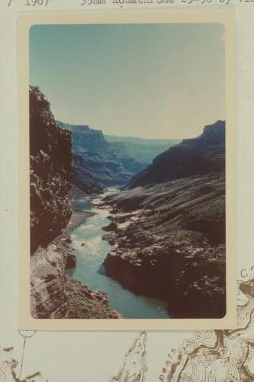 Last view of Tapeats Creek from near Granite Narrows