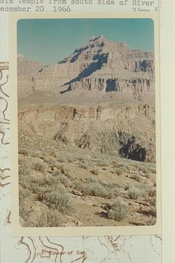 Isis Temple from south side of river east of Salt Creek