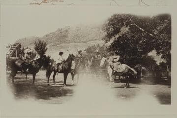 Riding party at Pahreah