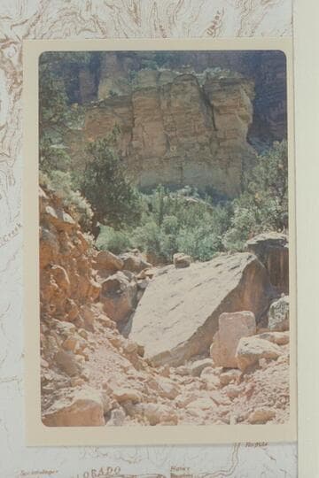 Cliff dwellings south of Cheyava Falls