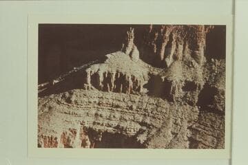 Talus and deer track east of Royal Arch