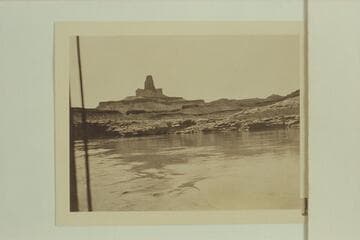 Buttes of the Cross from Mile 32.  Easton, Leeds, Wheeler cruise on the "Paddy Ross"