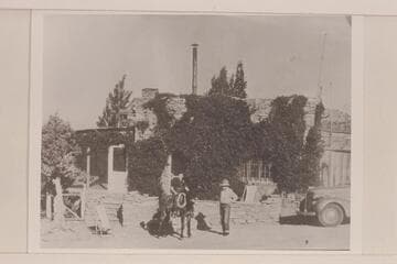 Rainbow Lodge before it was burned.  From a small print owned by Madelene Cameron