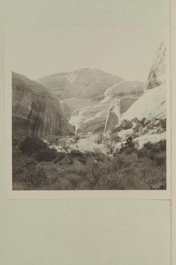 Up middle fork of 73.6 from camp.  Morning.  Similar to 599 GNCN 73.54.8 which was taken in late afternoon