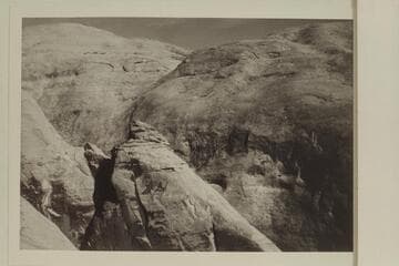 Lehi fork of Anasazi Canyon.  From northwestern end of Black Brush Mesa near Base Camp