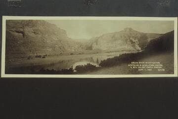 Green River Investigation:  Upstream in Desolation Canyon, 1/4 Mile below Temple Canyon