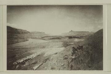 Up from Tickaboo, Castle Butte on skyline, probably from mile 149.5