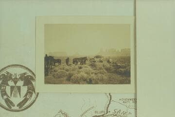 Wetherill-Bernheimer outfit in Monument Valley