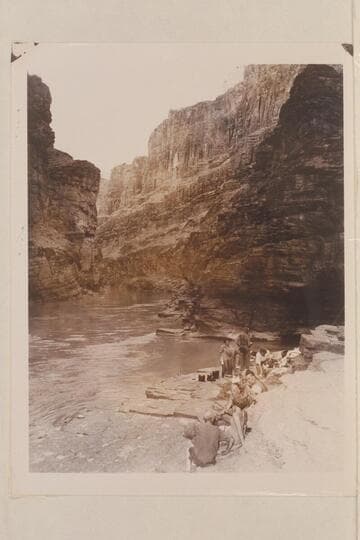Camp at mouth of Supai Creek
