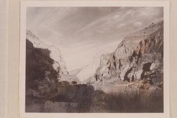 Downstream from Camp above lava Falls.  Lava Falls area, Mile 178 1/2