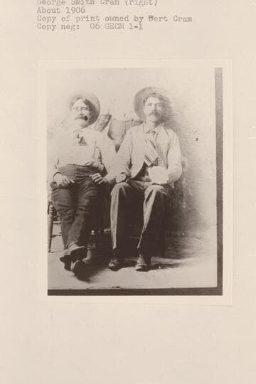 George Smith Cram (right)