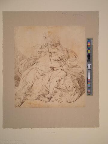 Four Figures in Combat