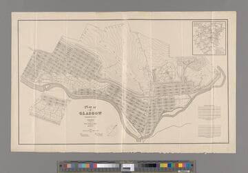 Map of Glasgow, Rockbridge County, Virginia / Waring, Chapman & Farquahar Civil Engineers