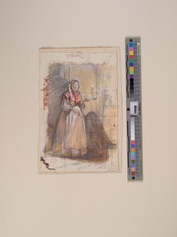 Old Woman with a Candle