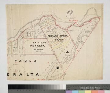 Map of the Rancho Santiago de Santa Ana