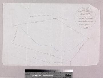 Plat of the Rancho Aguaje de la Centinela finally confirmed to Bruno Abila