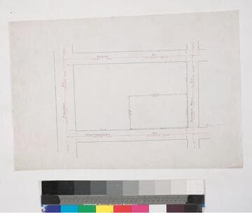 Los Angeles : Block between Figueroa and Georgia Bell Streets, from Ocean to Montgomery Street