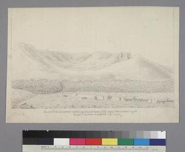 Sand Hills & tower-looking Sandstone pile