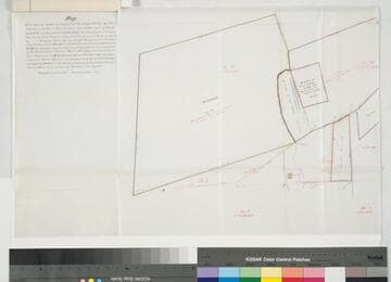 Map of a survey made on request of Mr. Joseph Heslop