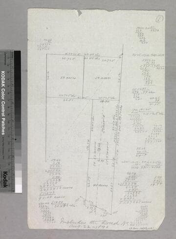 Rancho la Ballona : S87, partition of 1868 - showing Cripe family parcel