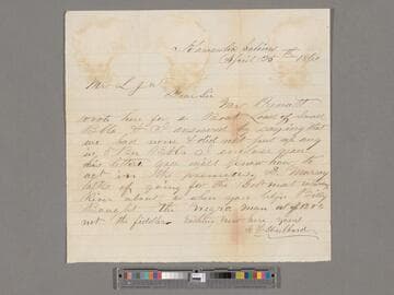 John F. Hubbard letter to L. G. U. ?