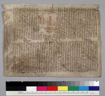 Fragment from a commentary on Lucan's Pharsalia : [manuscript]