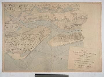 A Plan of the Harbour of St. Augustin in the Province of Georgia